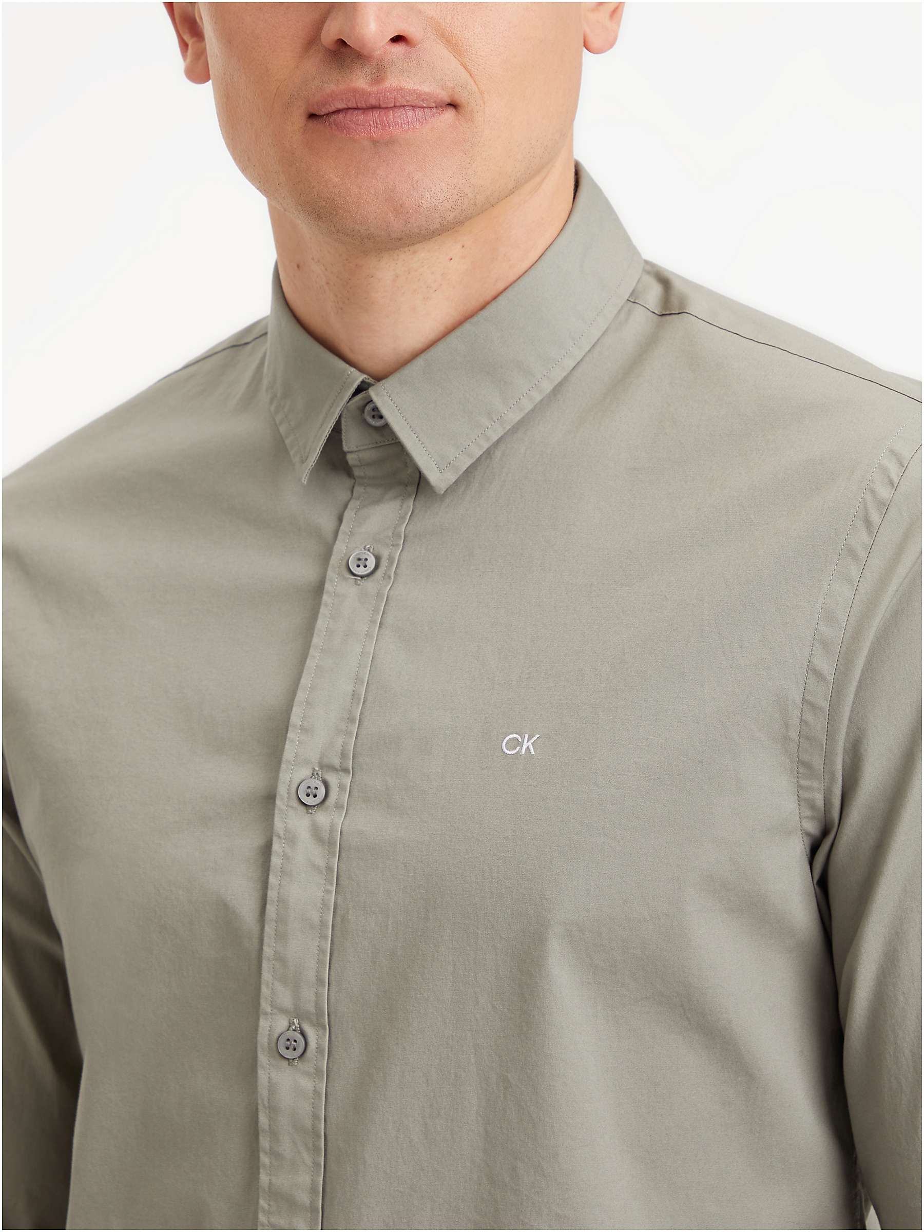 Buy Calvin Klein Poplin Slim Fit Shirt Online at johnlewis.com