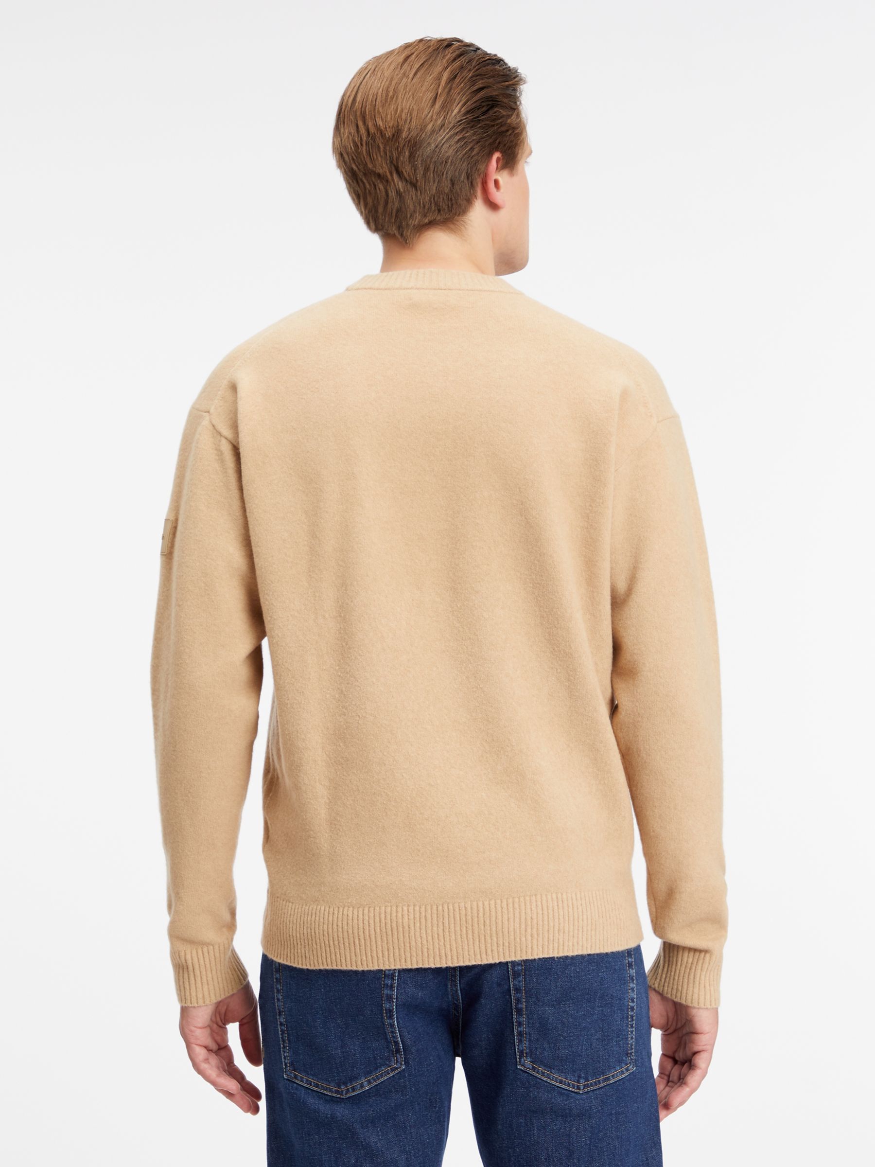 Buy Calvin Klein Comfort Fit Wool Blend Jumper Online at johnlewis.com