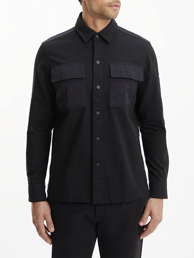 Calvin Klein Twill Overshirt, Ck Black
