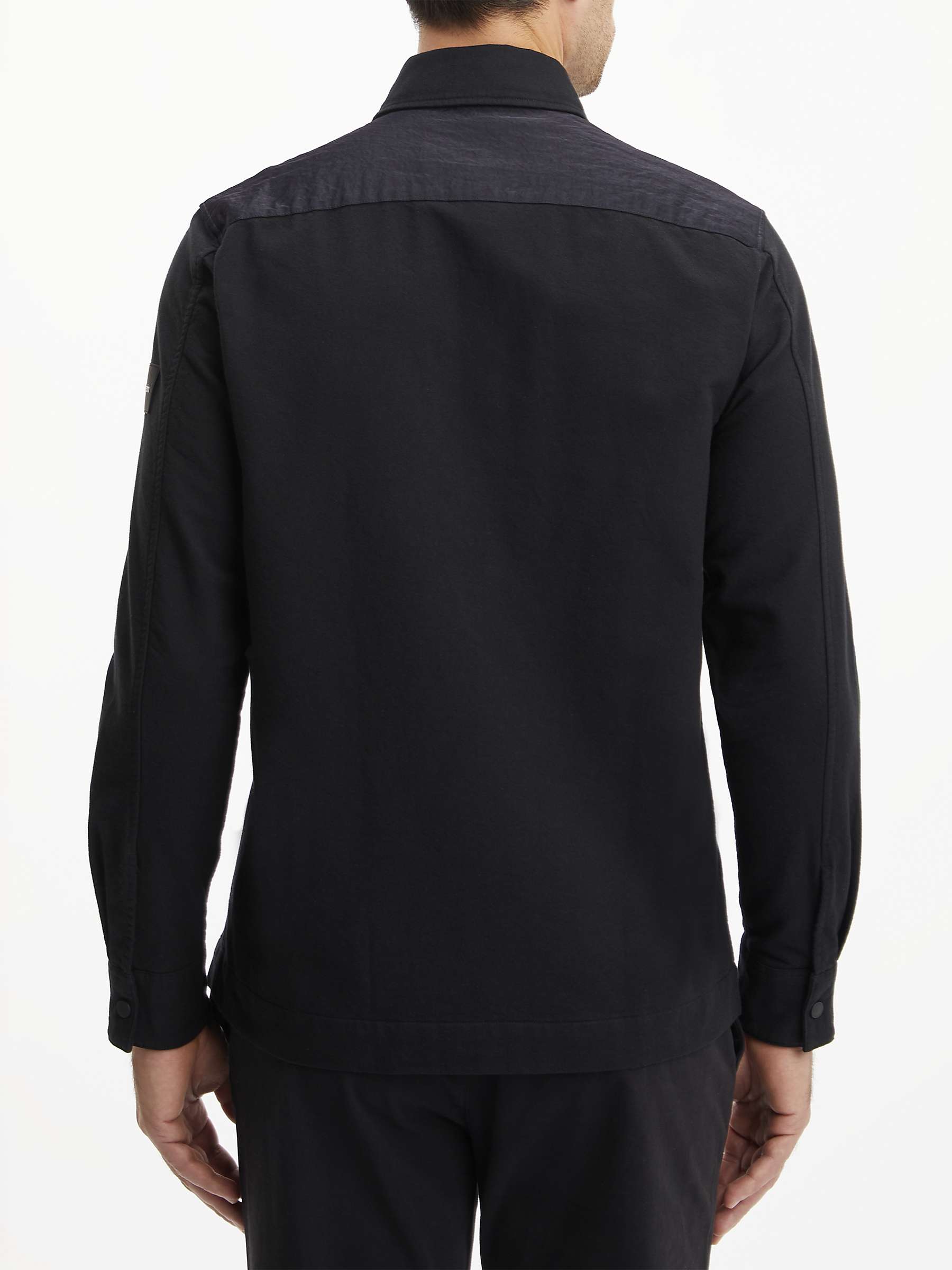 Buy Calvin Klein Twill Overshirt, Ck Black Online at johnlewis.com