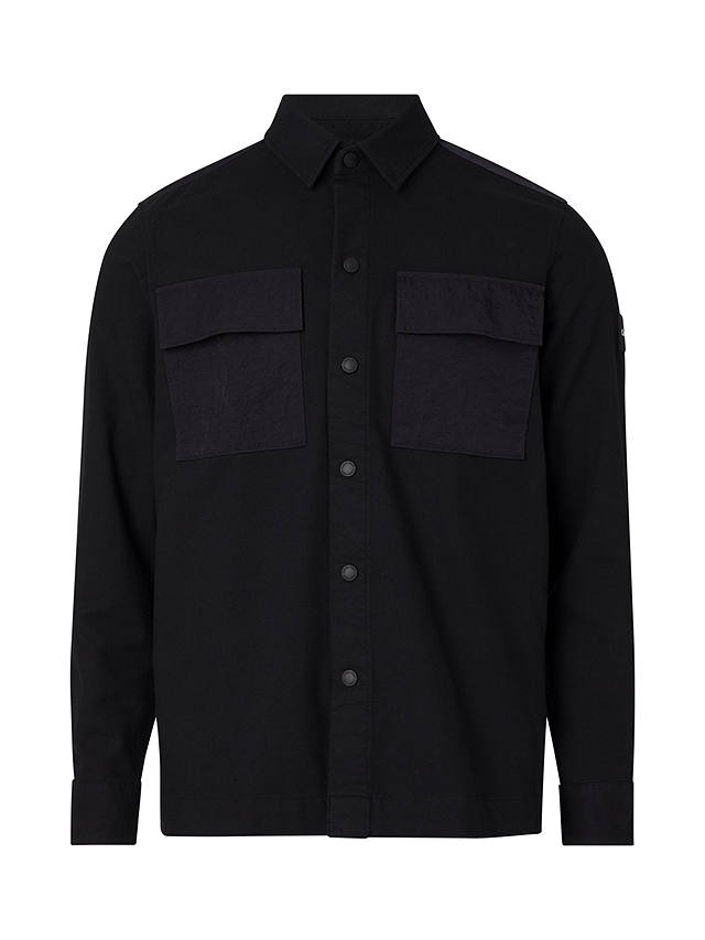 Calvin Klein Twill Overshirt, Ck Black
