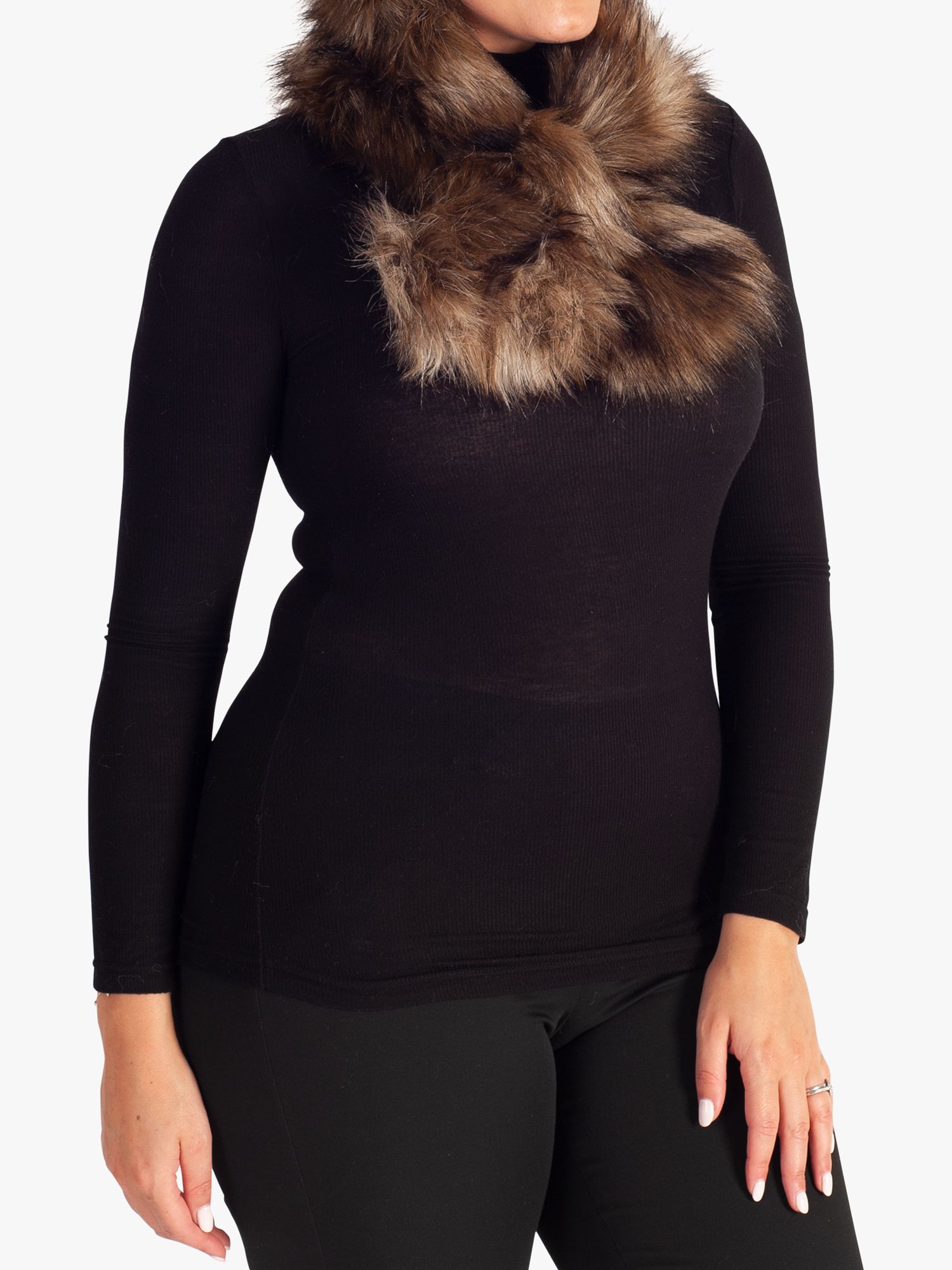 Buy chesca Faux Fur Scarf Online at johnlewis.com