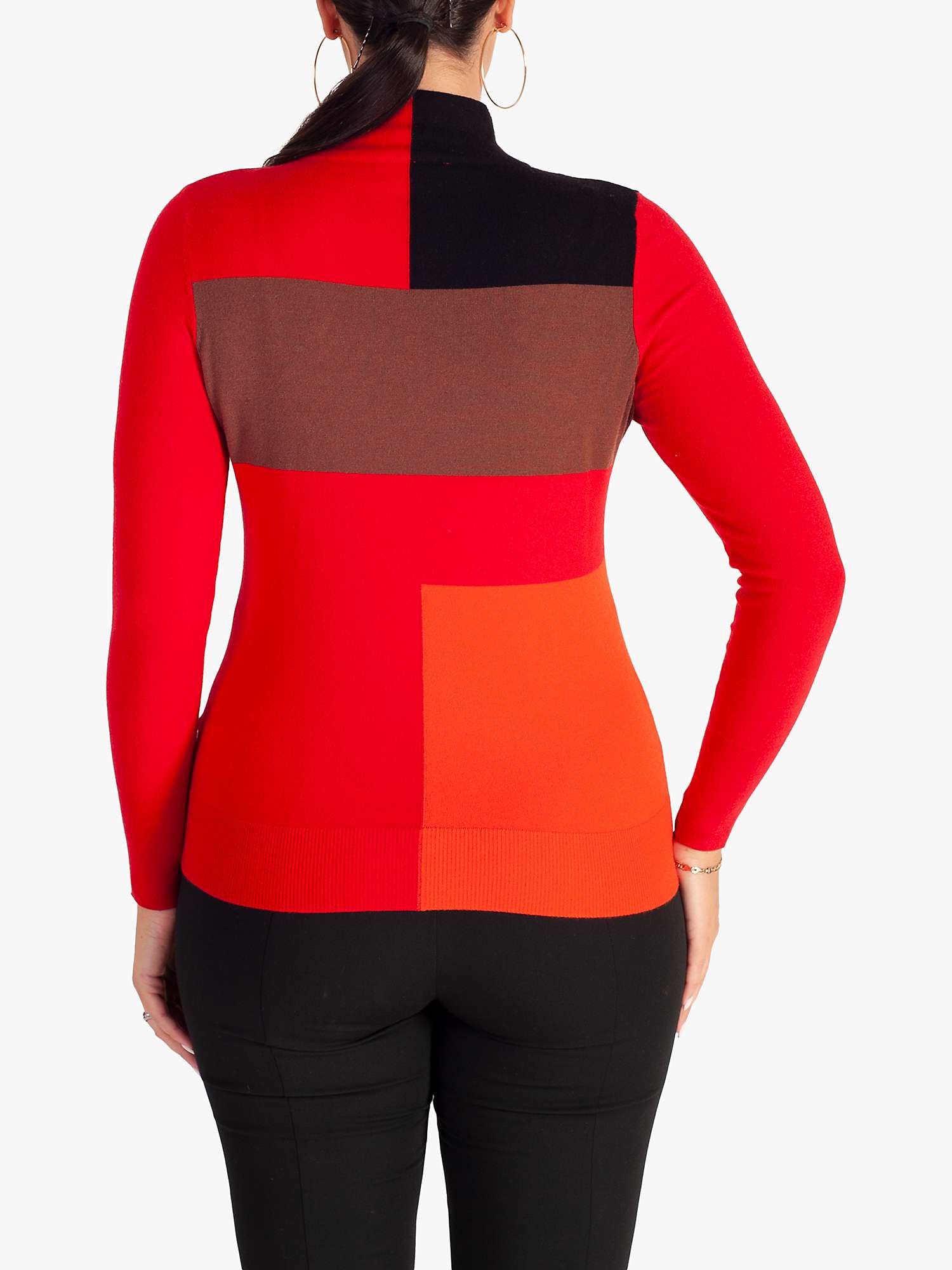Buy chesca Shapes Jumper, Red Online at johnlewis.com