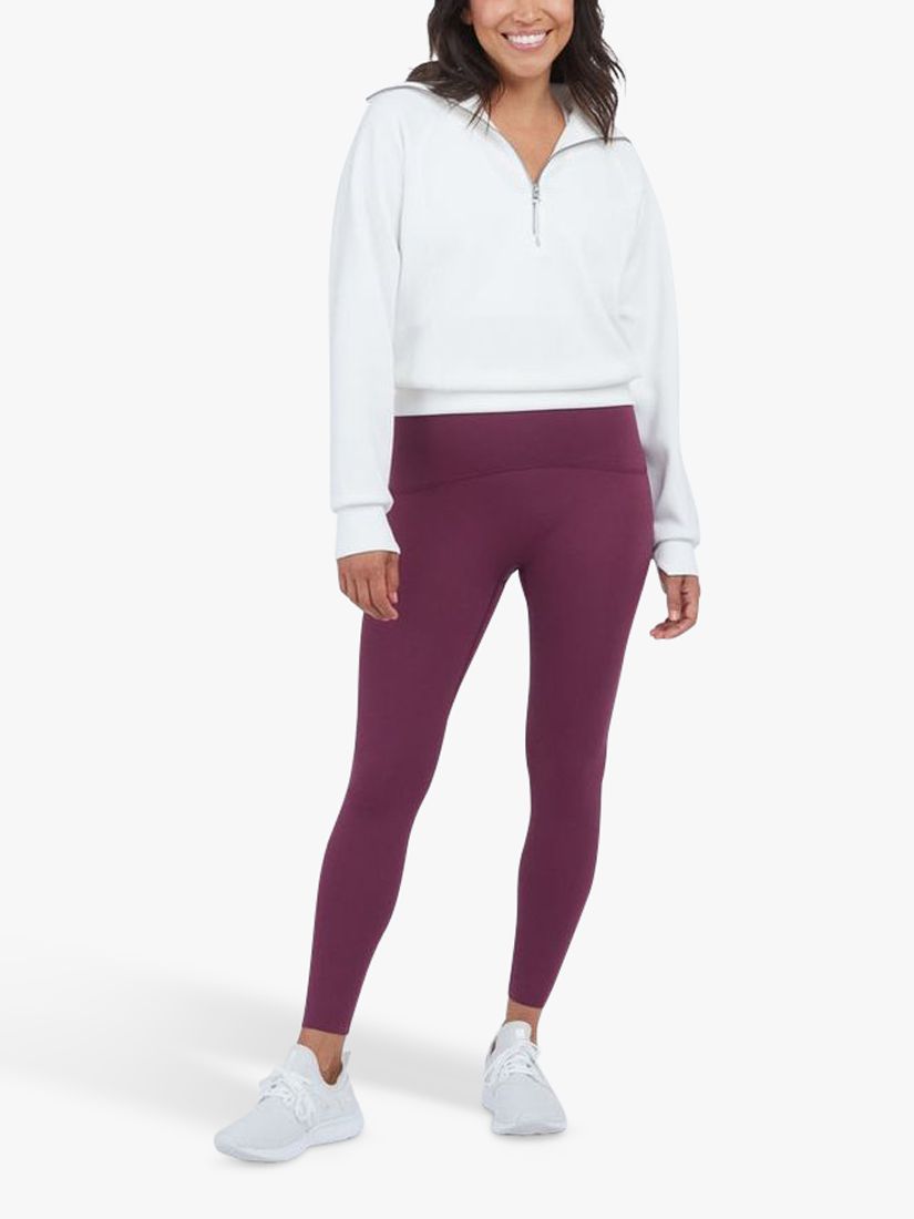 Spanx Booty Boost 7/8 Leggings, Speckled Plum, S