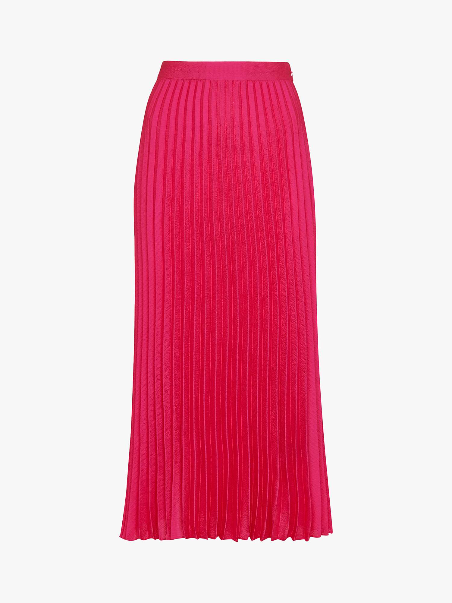 Buy Whistles Katie Pleated Skirt, Pink Online at johnlewis.com