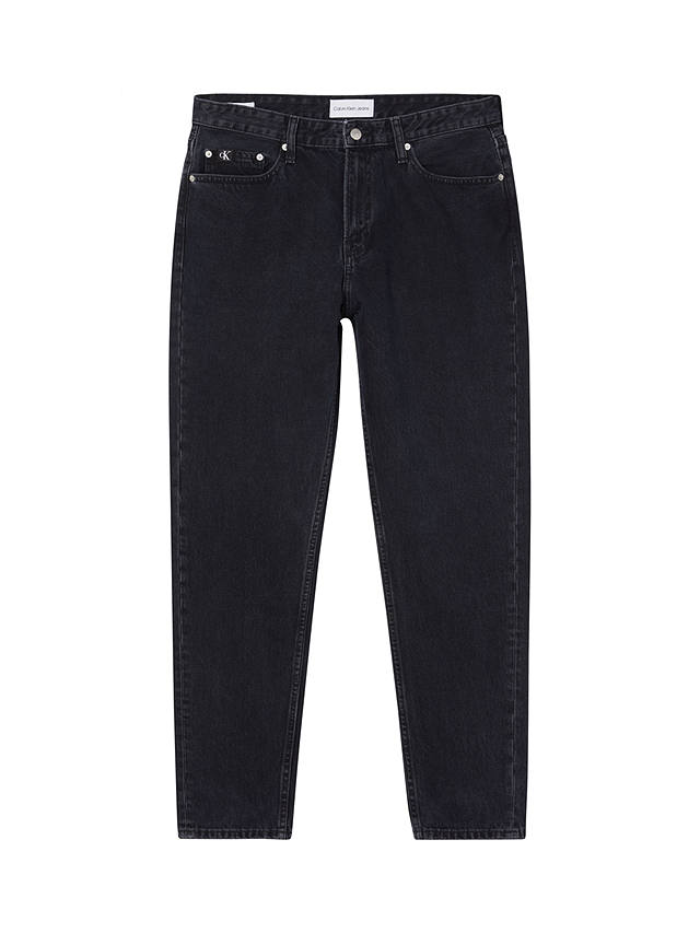 Calvin Klein Jeans Slim Tapered Jeans, Denim Grey at John Lewis & Partners