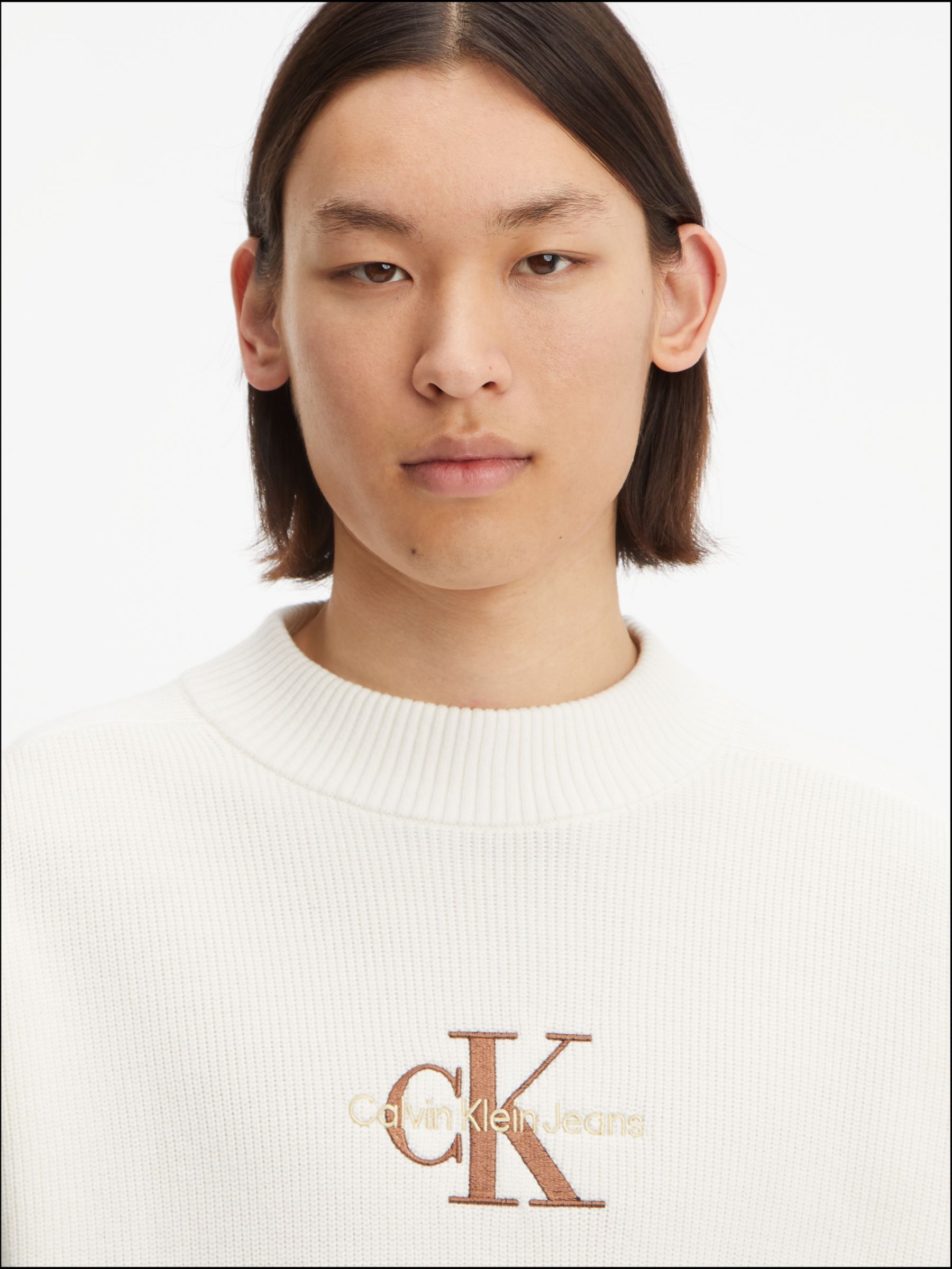 Core Monogram Logo Sweatshirt by Calvin Klein Jeans Online, THE ICONIC