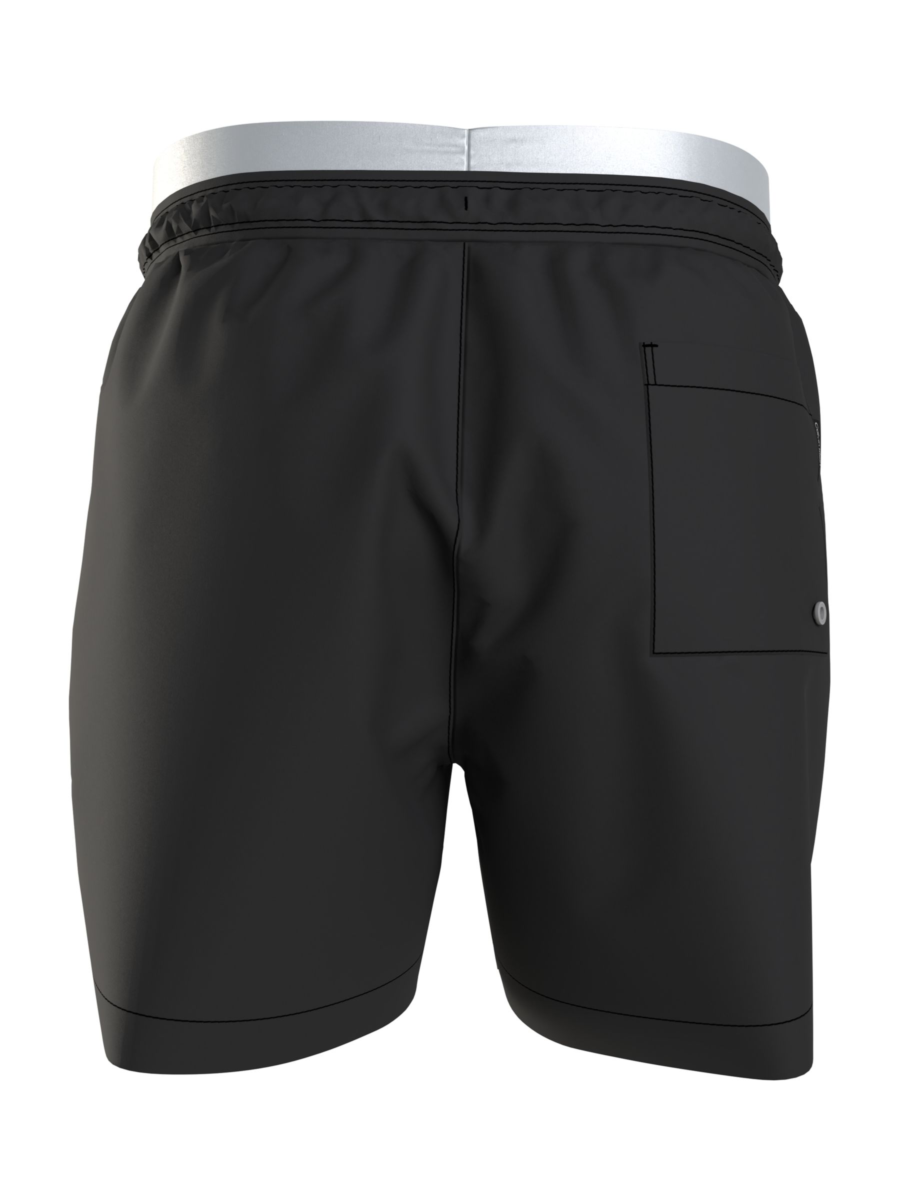 Buy Calvin Klein Recycled Poly Double Waistband Swim Shorts Online at johnlewis.com