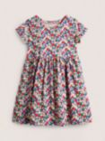 Mini Boden Kids' Fun Rainbow Ditsy Cotton Jersey Dress, Multi