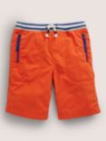 Mini Boden Kids' Adventure Shorts, Mandarin Orange
