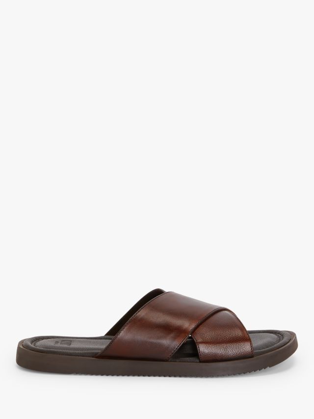 Leather cheap mule sandals