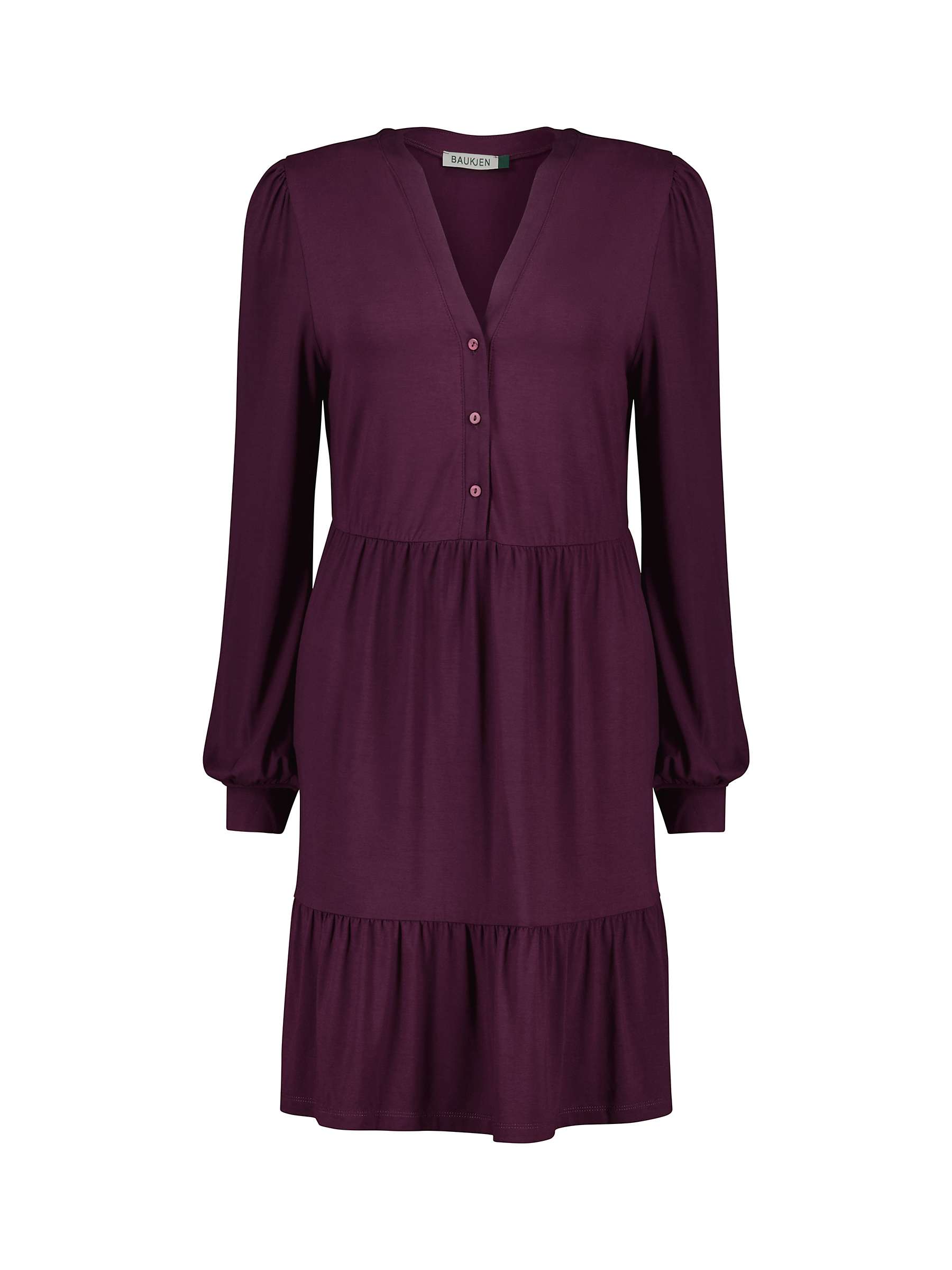 Buy Baukjen Ramona Dress, Dark Cherry Online at johnlewis.com