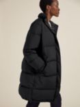 Baukjen Jaden Plain Water Resistant Down Puffer Coat, Caviar Black