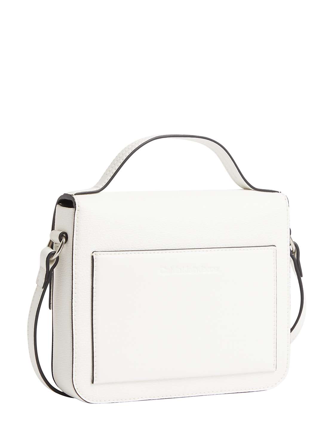 Buy Calvin Klein Monogram Boxy Cross Body Bag, Ivory Online at johnlewis.com