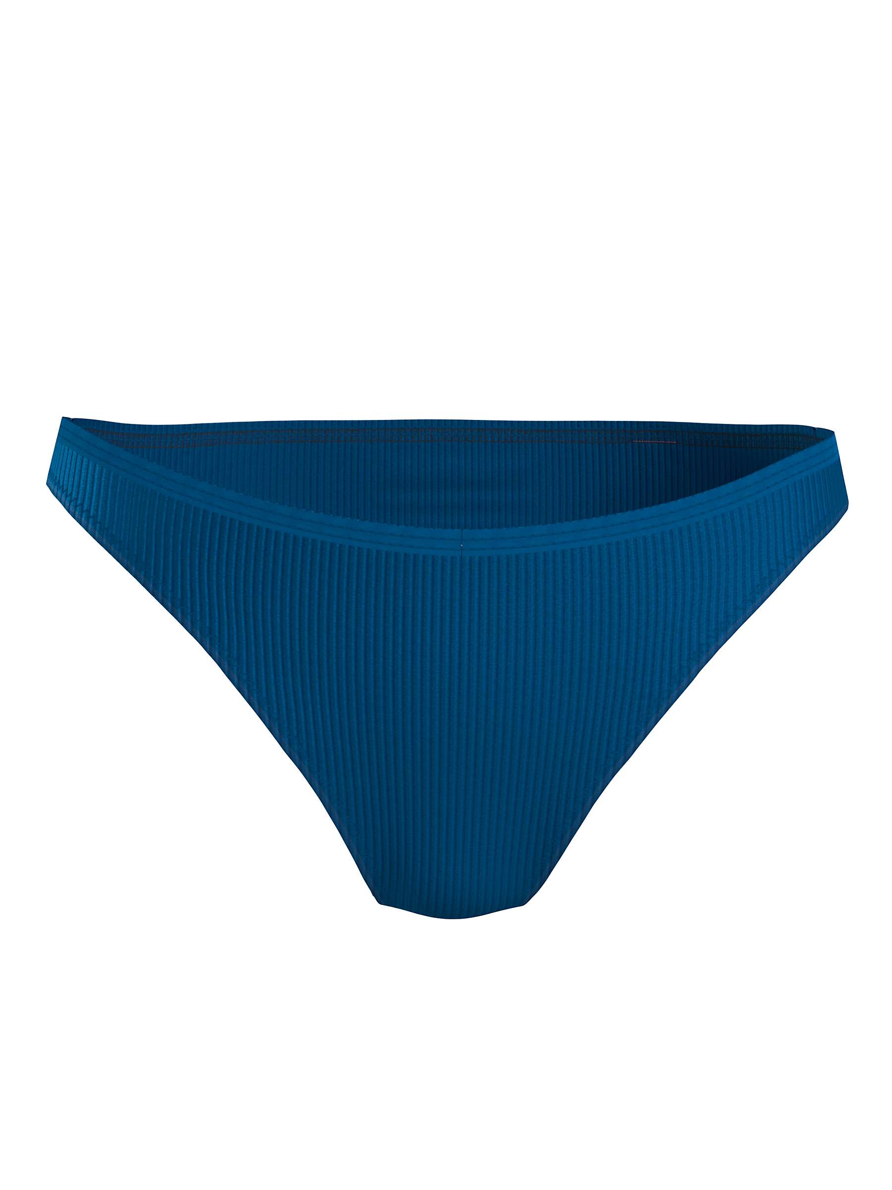 Buy Calvin Klein Rib Bikini Bottoms, Regatta Blue Online at johnlewis.com