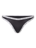 Calvin Klein Core Logo Tape High Leg Bikini Bottoms