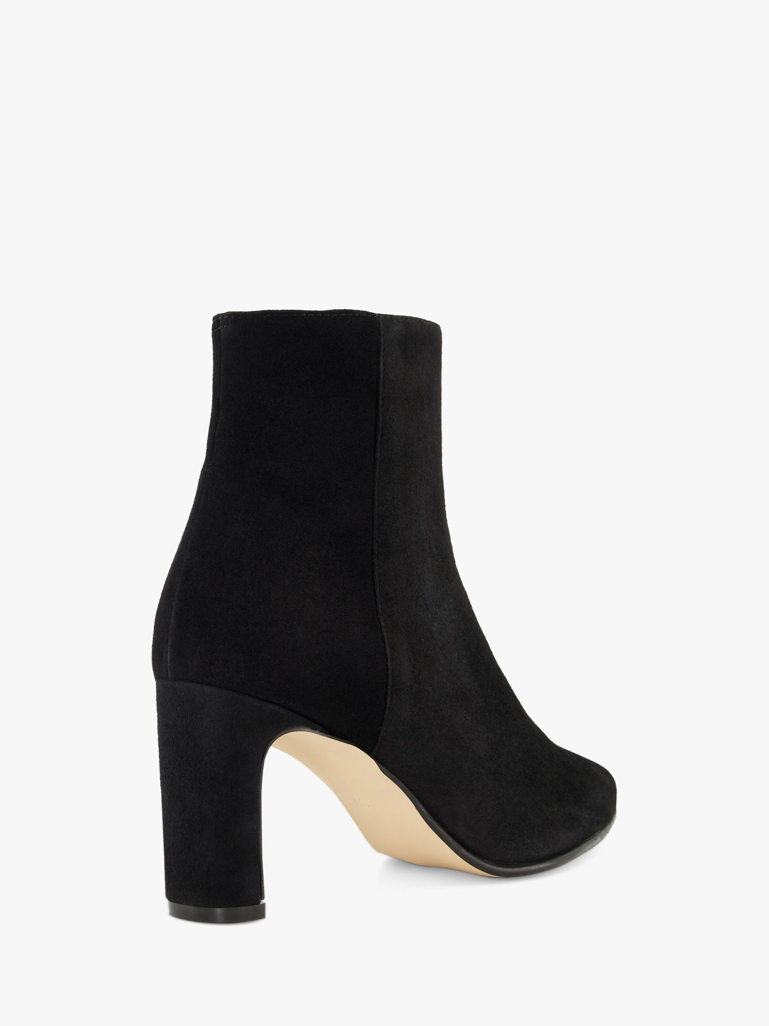 Dune Otta Suede Heel Pointed Ankle Boots