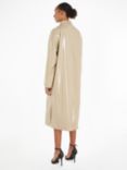 Calvin Klein Oversized Coated Raincoat, Travertine, Travertine