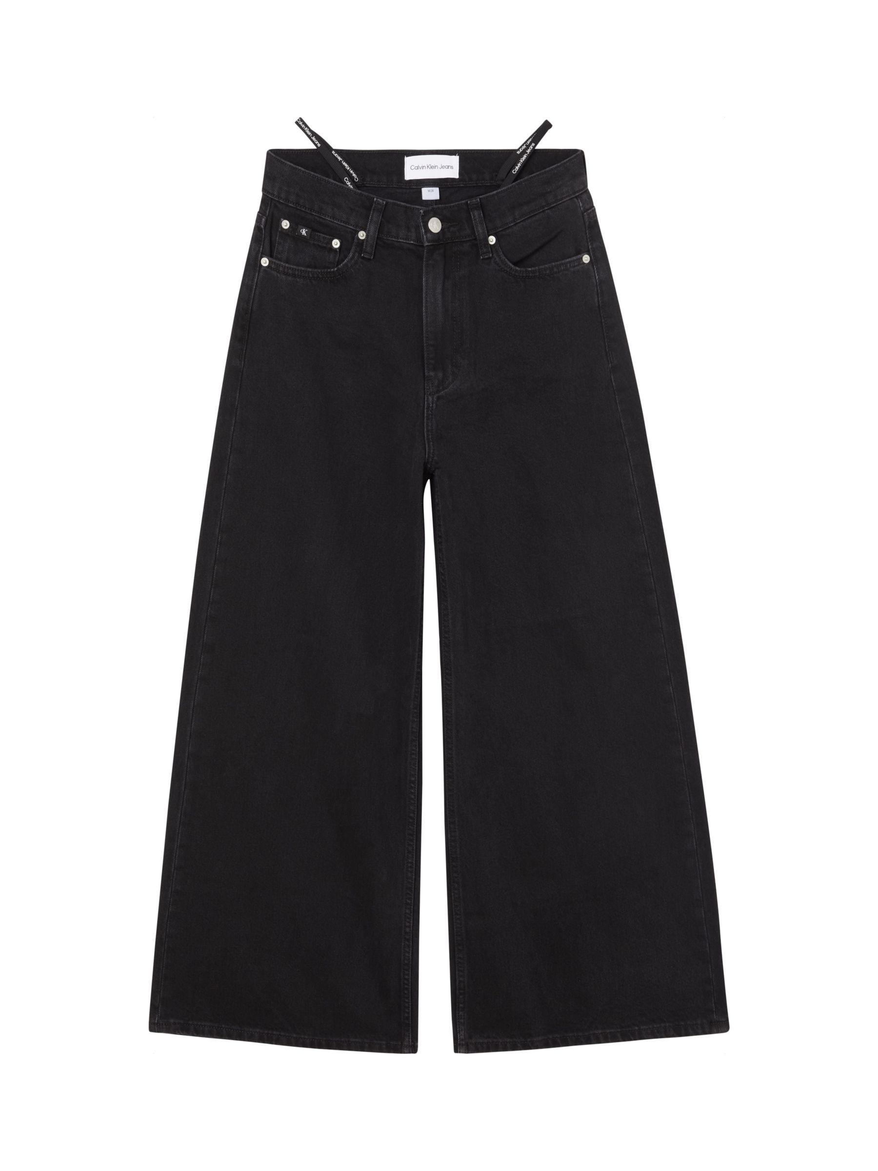 Calvin Klein Low Rise Relaxed Jeans, Black, 30R