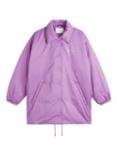 Calvin Klein Padded Coach Coat, Iris Orchid