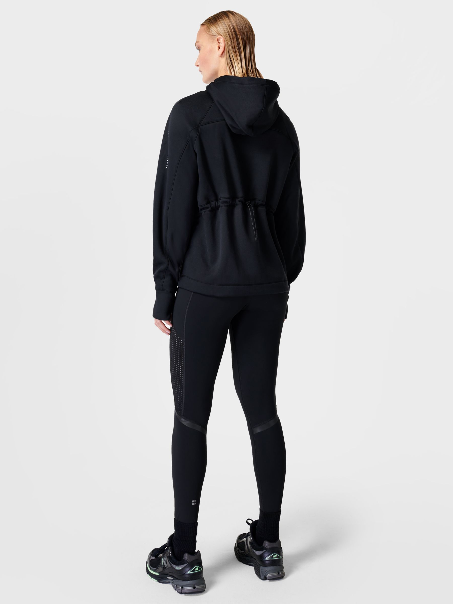 Sweaty Betty Warm Up Hoodie, Black at John Lewis & Partners