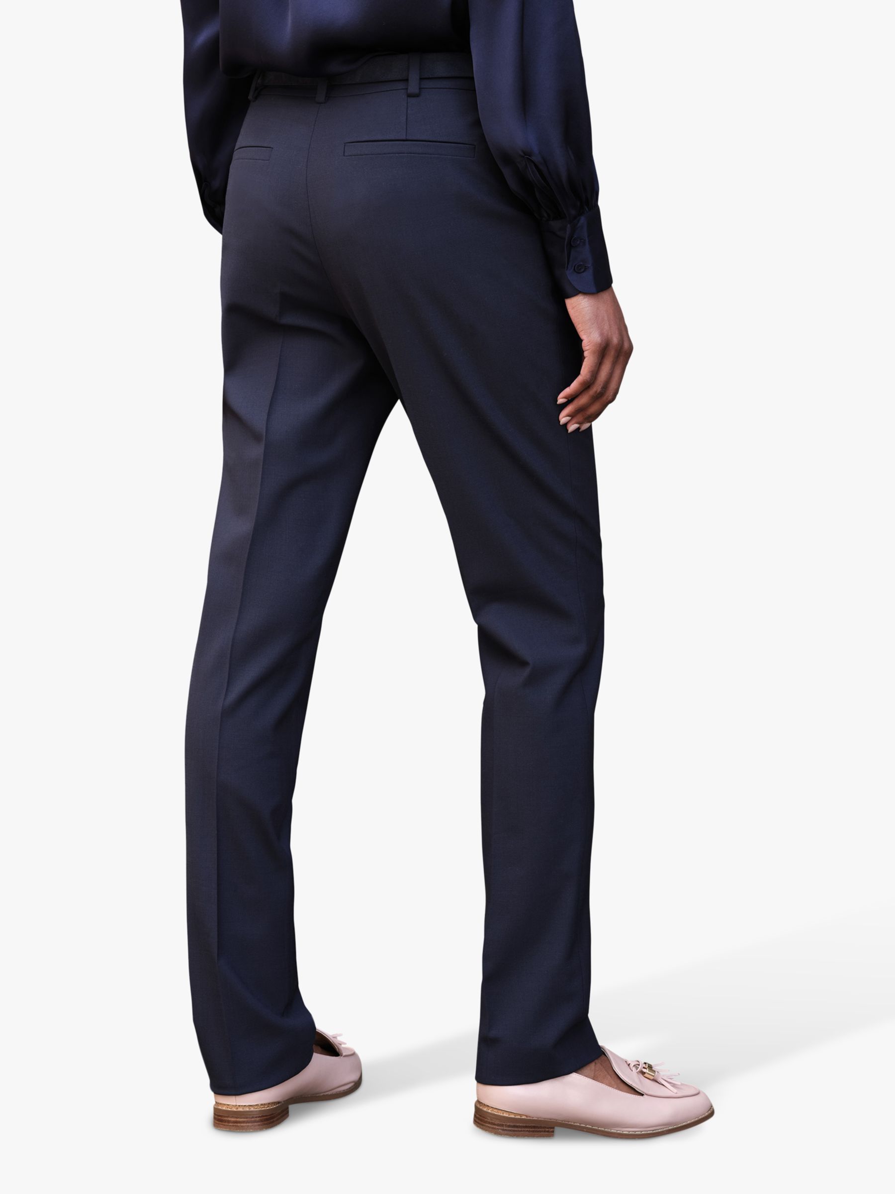 Buy Pure Collection Wool Blend Slim Trousers Online at johnlewis.com