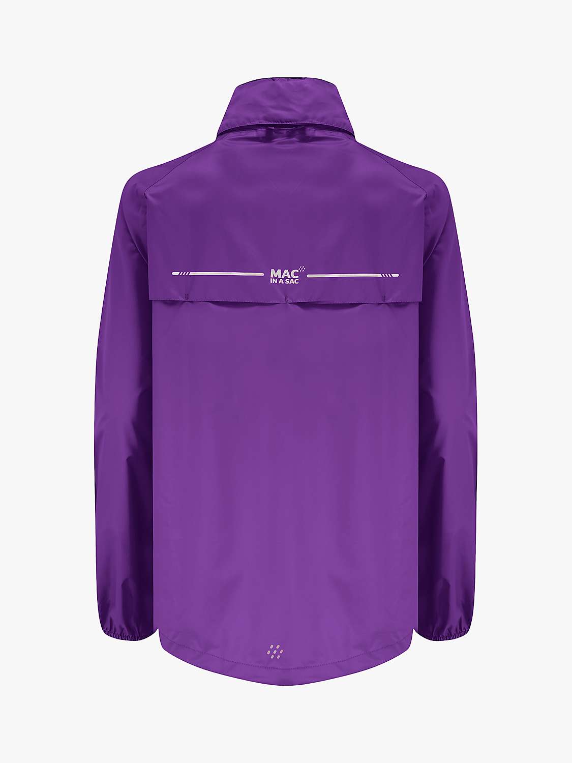 Mac In A Sac Origin II Unisex Packable Waterproof Jacket, Purple at ...