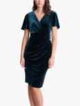 Gina Bacconi Kadie Velvet Knee Length Dress