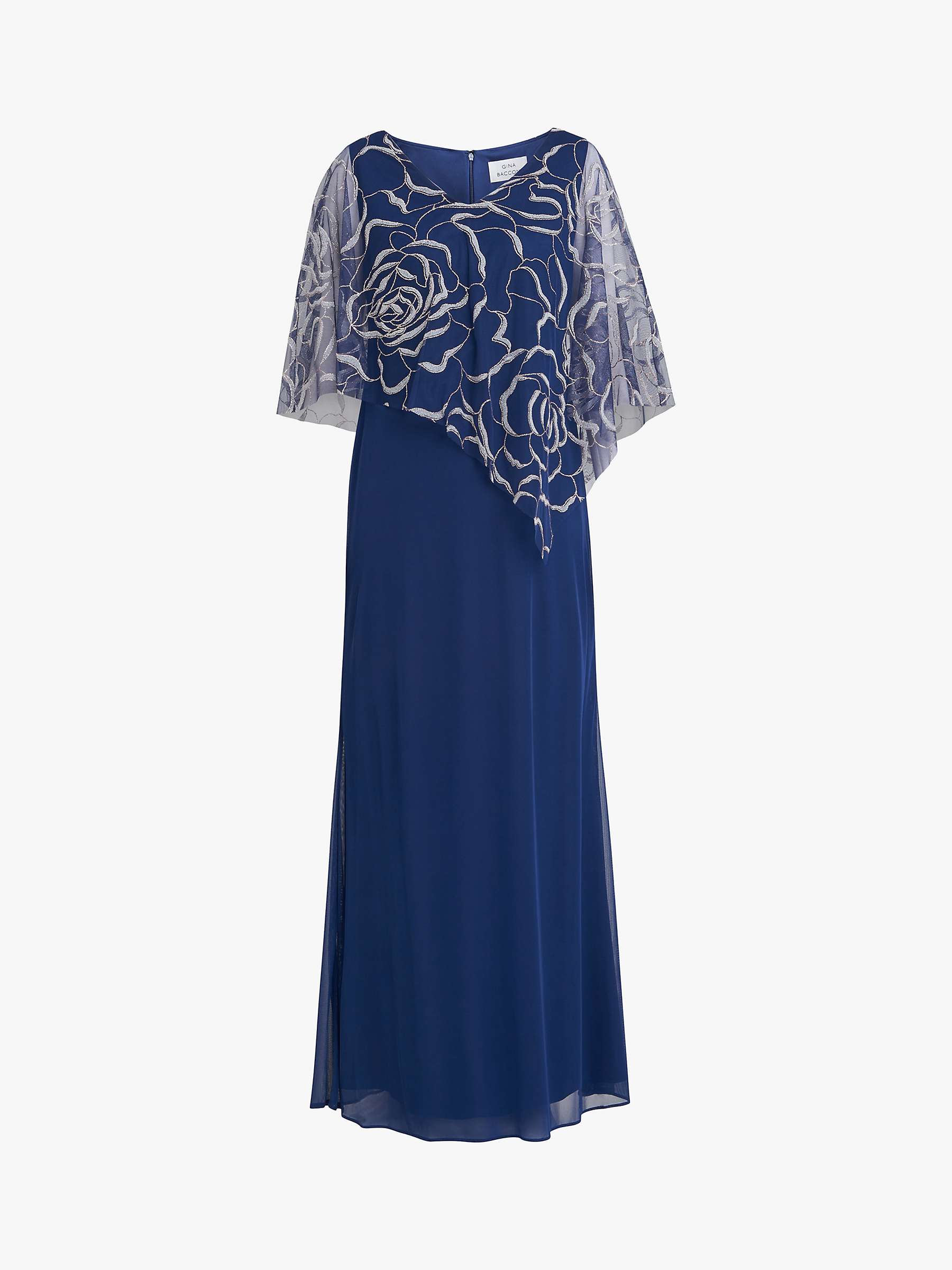 Buy Gina Bacconi Sephora Shimmer Cape Maxi Dress Online at johnlewis.com