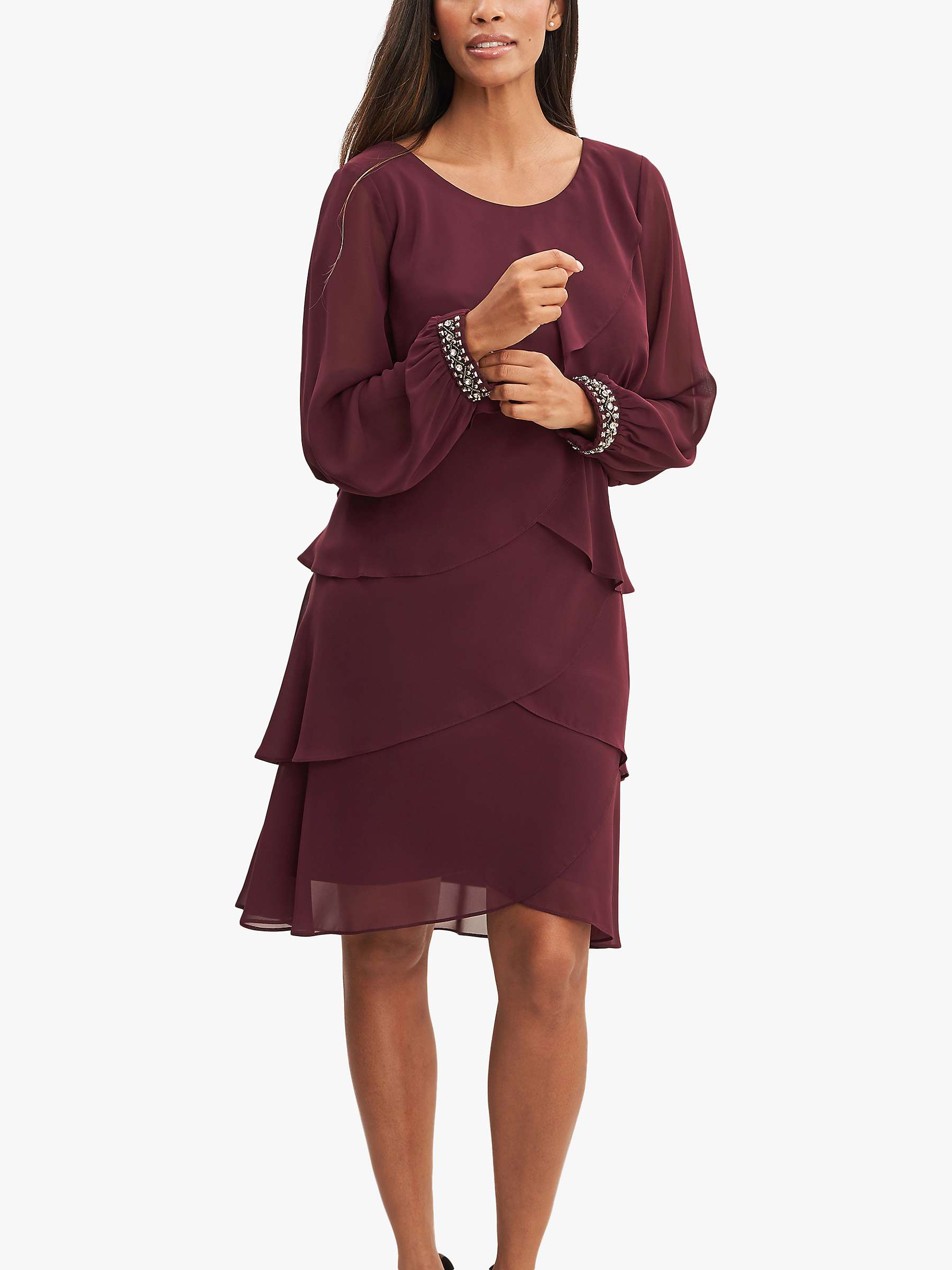Buy Gina Bacconi Sakura Tiered Dress Online at johnlewis.com