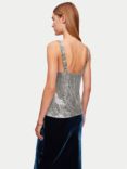 Jigsaw Sequin Cami, Pewter