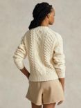 Polo Ralph Lauren Aran Knit Jumper, Andover Cream