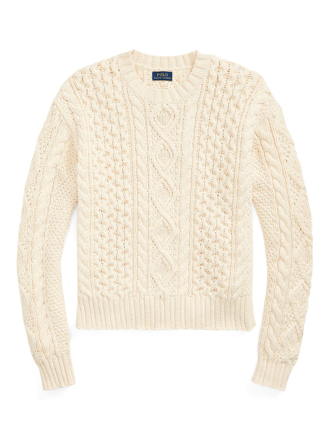 Buy Polo Ralph Lauren Aran Knit Jumper Online at johnlewis.com