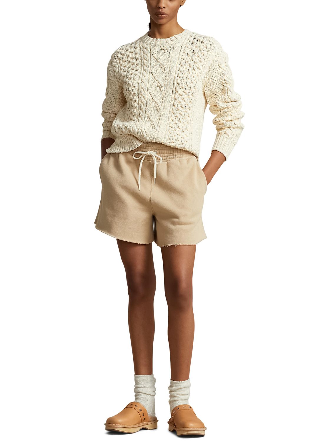 Buy Polo Ralph Lauren Aran Knit Jumper Online at johnlewis.com