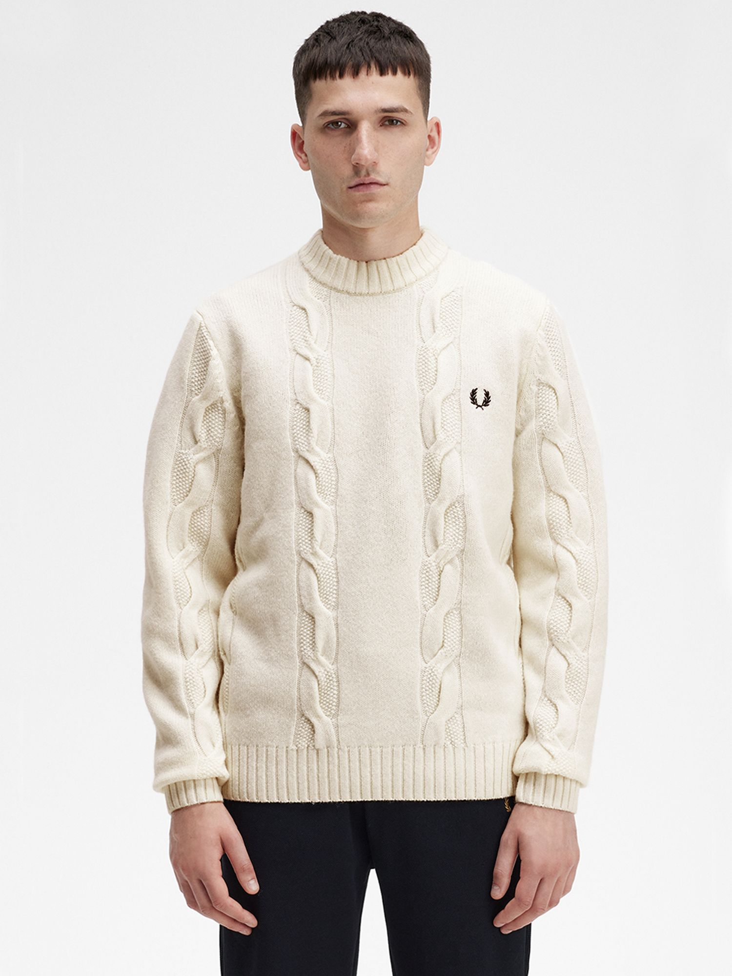 Fred Perry Textured Cable Knit Jumper, C560
