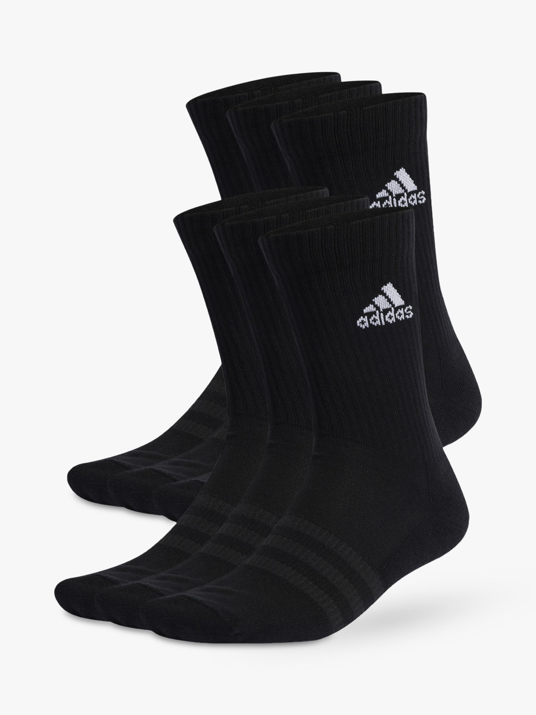adidas Cushioned Men's Ankle Socks - 6 Pack - Free Shipping