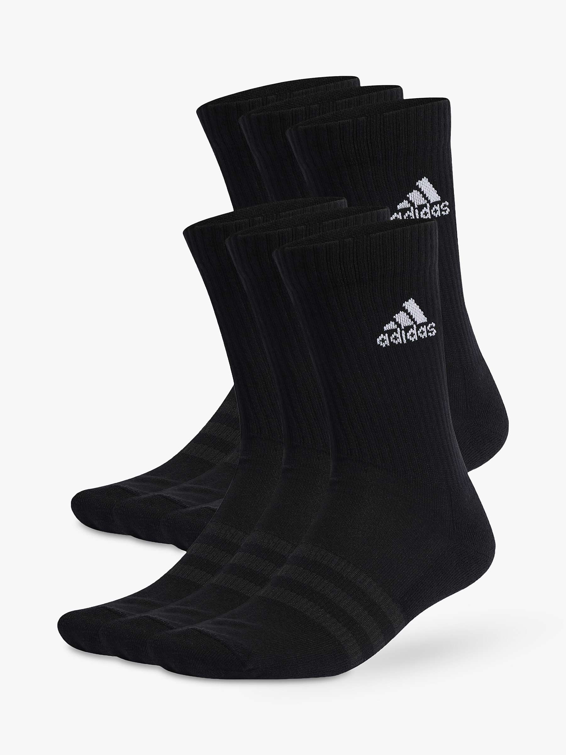 Buy adidas Cushioned Crew Socks, Pack of 6 Online at johnlewis.com