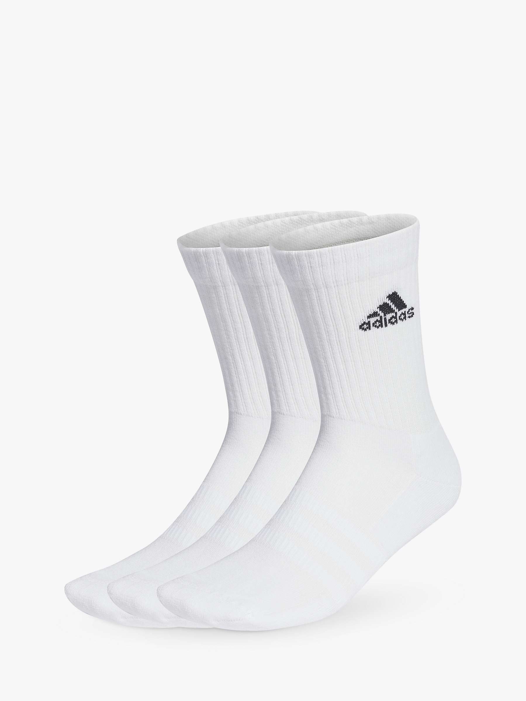 Buy adidas Cushioned Crew Socks, Pack of 3 Online at johnlewis.com