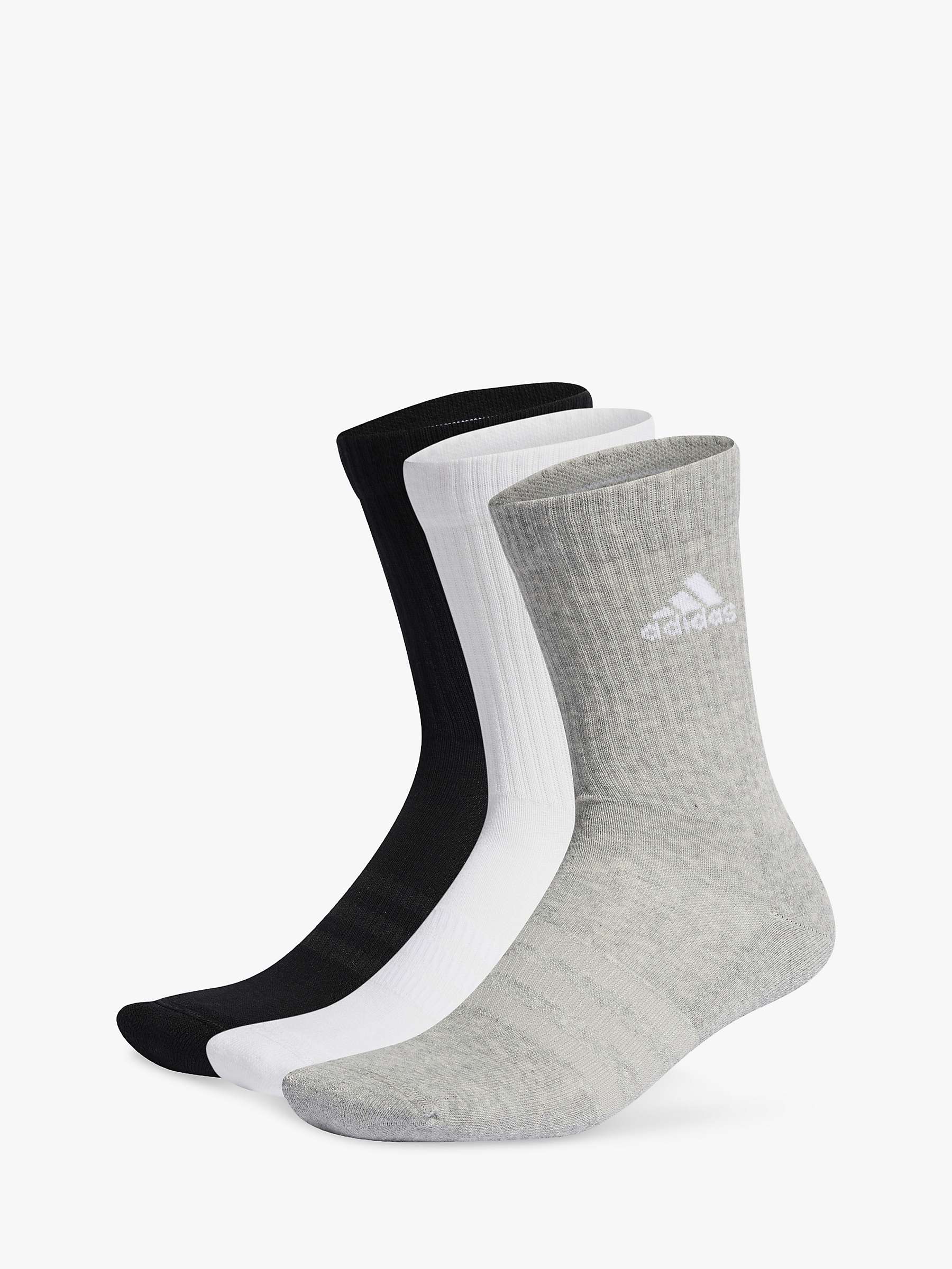 Buy adidas Cushioned Crew Socks, Pack of 3 Online at johnlewis.com