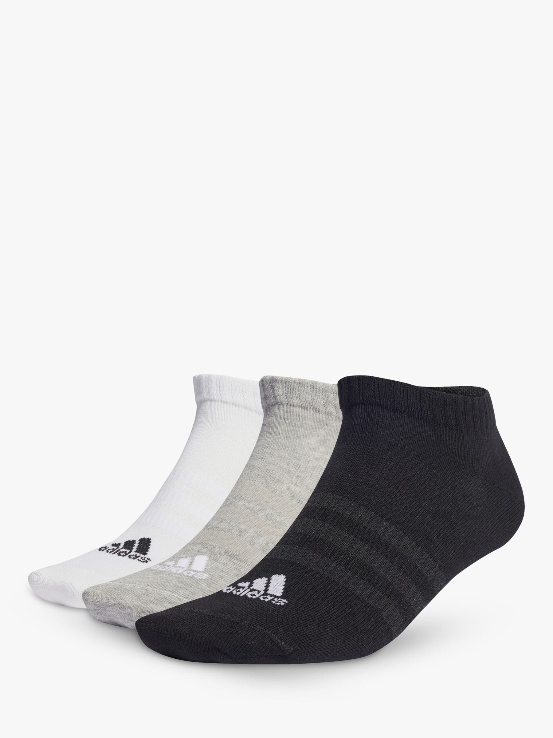 Buy adidas Thin and Light Low-Cut Socks, Pack of 3 Online at johnlewis.com