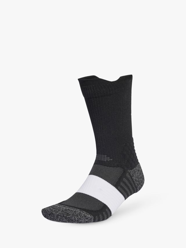 adidasUB23 HEAT.RDY Recycled Running Socks, Black/White, S