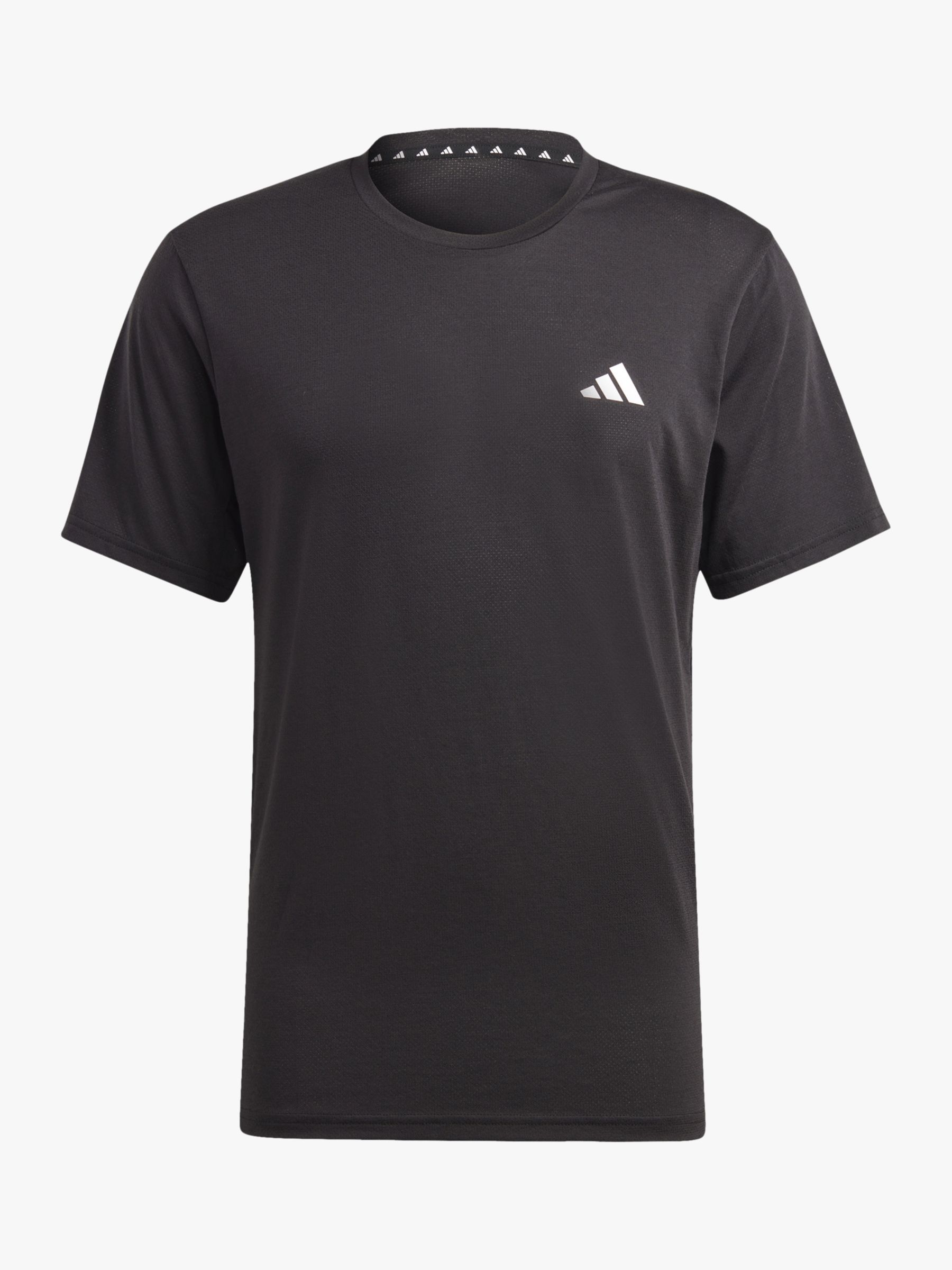 adidas Essentials Comfort Recycled Gym Top, Black/White, S
