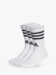 adidas 3-Stripes Cushioned Crew Socks, Pack of 3