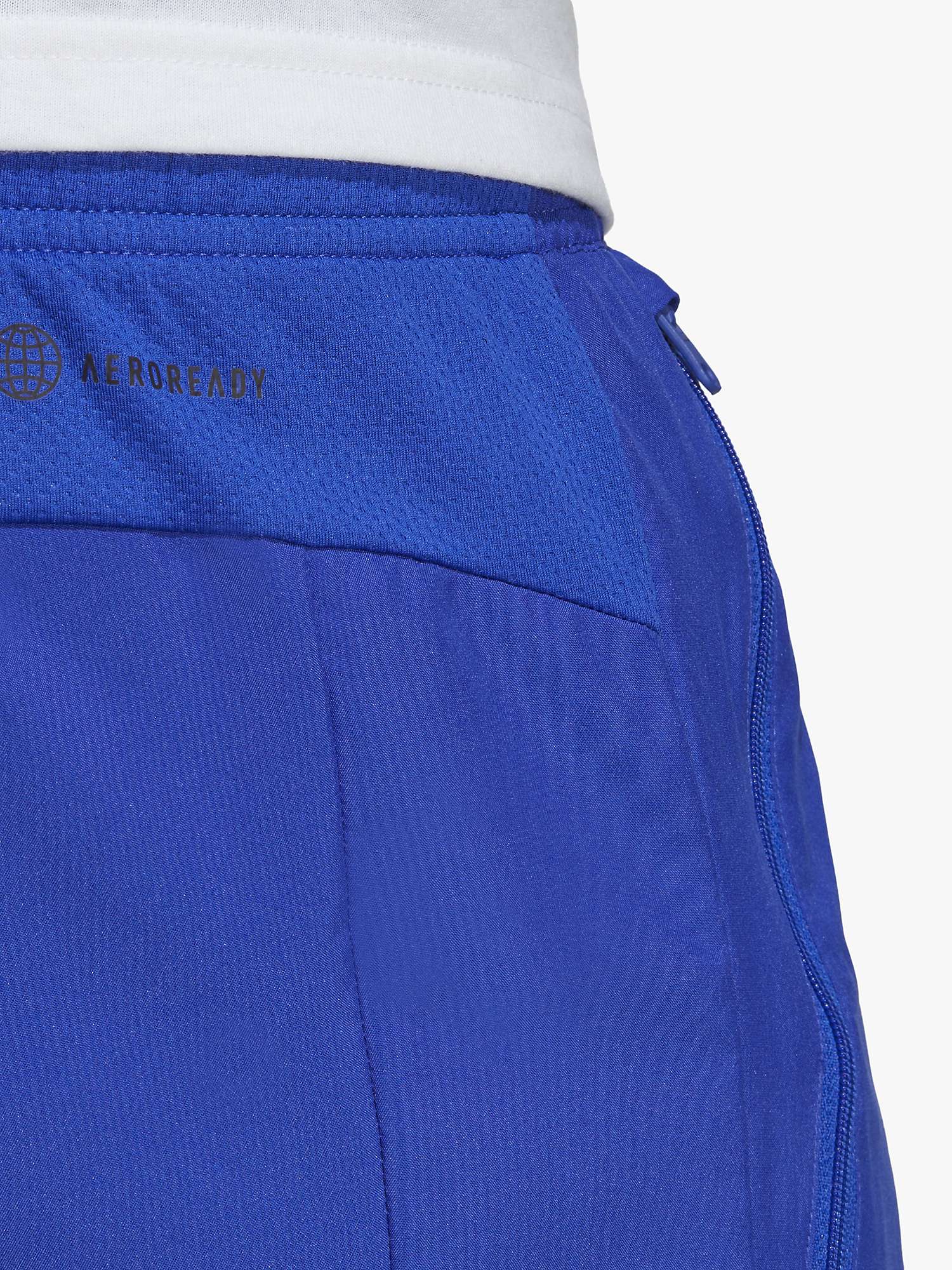 adidas Train Essentials Woven Recycled Gym Shorts, Lucid Blue/Black at ...
