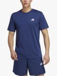 adidas Essentials Comfort Recycled Gym Top, Dark Blue/White