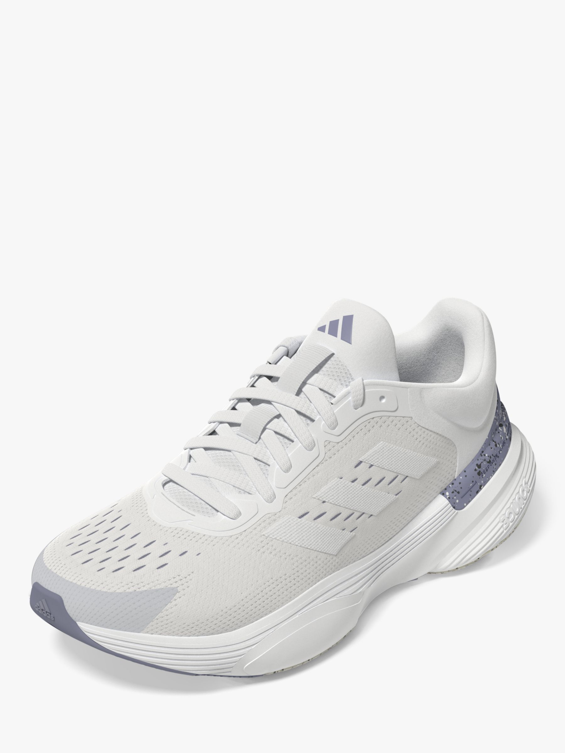 adidas Response Super 3.0 Women's Running Shoes, White/Cloud White/Silver John Lewis & Partners
