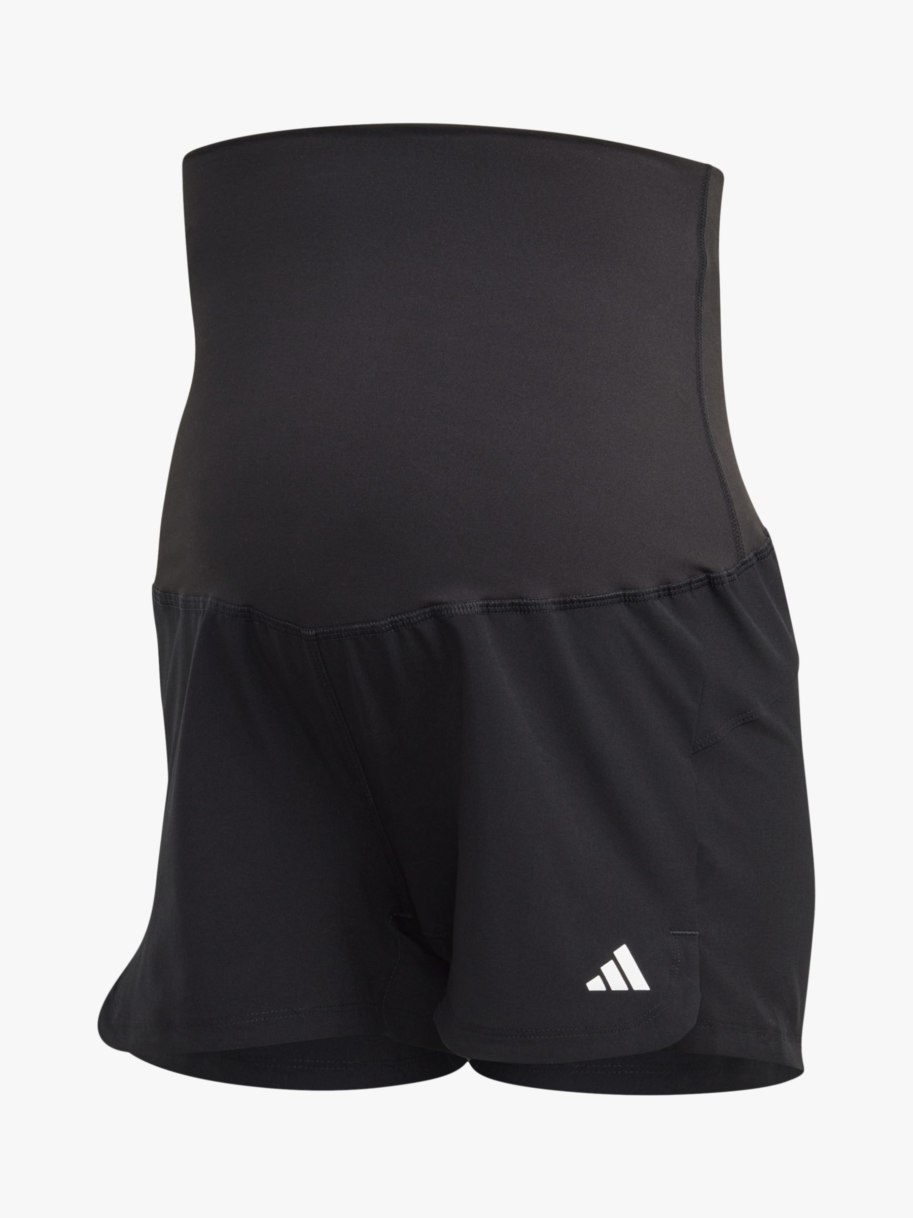 adidas Maternity Pacer AEROREADY Train Essentials Woven Gym Shorts Black M female 87% recycled polyester, 13% elastane