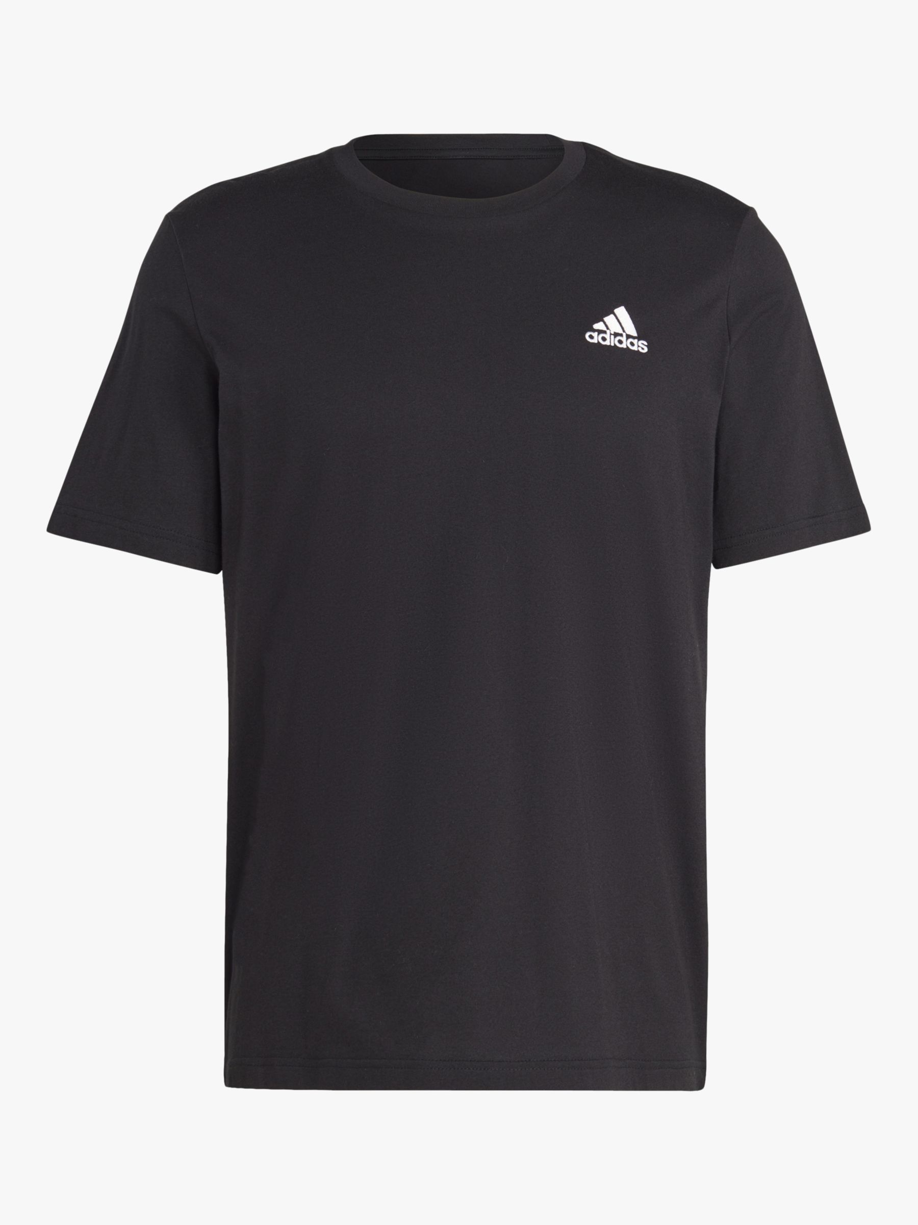 adidas Essentials Embroidered Small Logo Top, Black, S