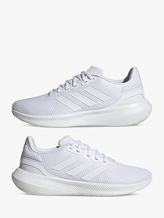 adidas Run Falcon 3.0 Men's Running Shoes, Cloud White/Cloud White/Core Black