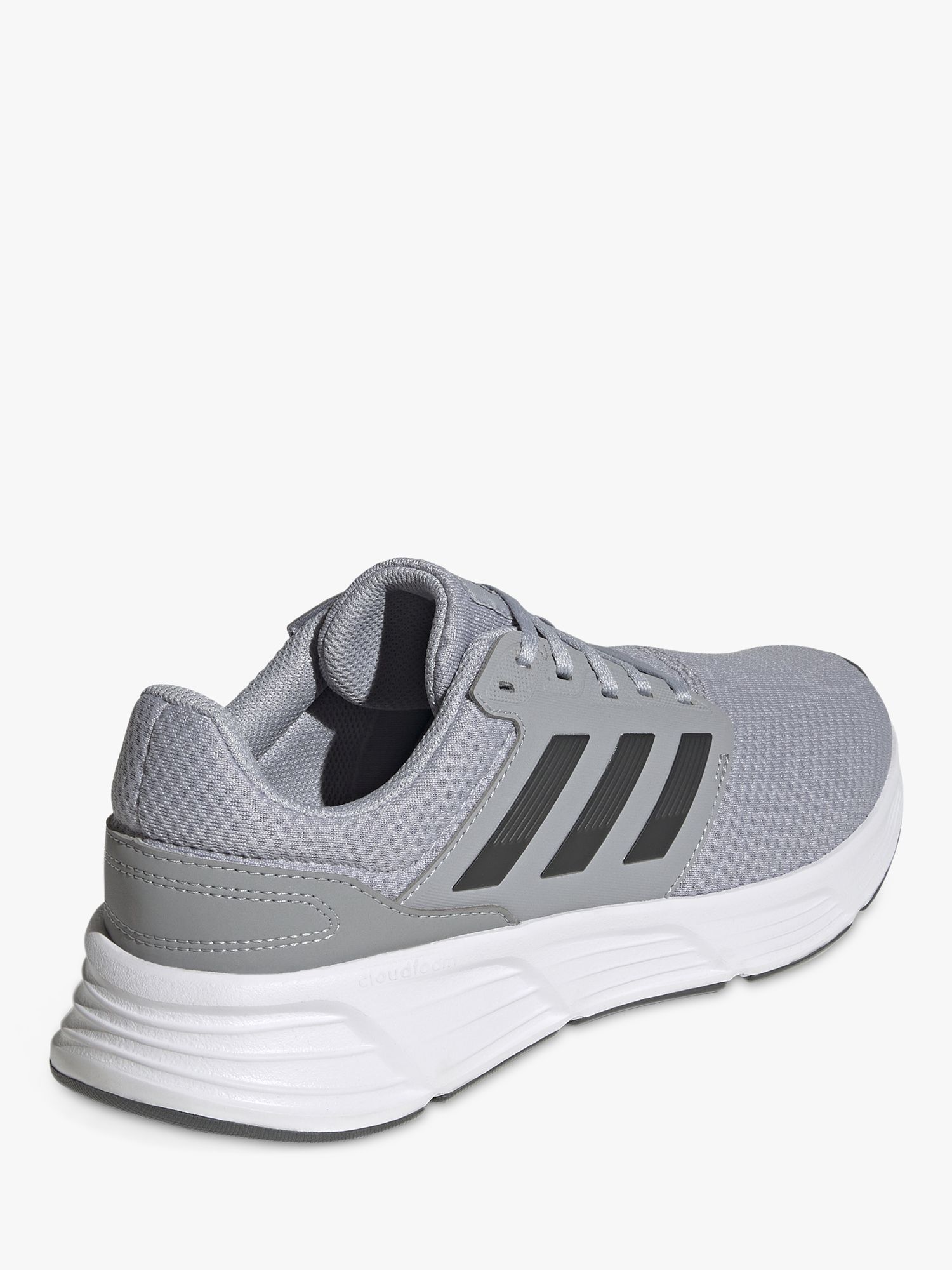 adidas Galaxy 6 Men's Running Shoes, Halo Silver/Carbon/Cloud White, 7